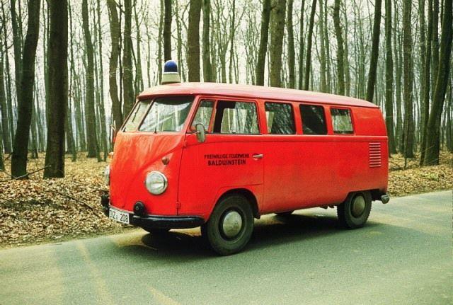 Eigenbau Löschfahrzeug auf VW T1 - eingesetzt von 1963 - 1974