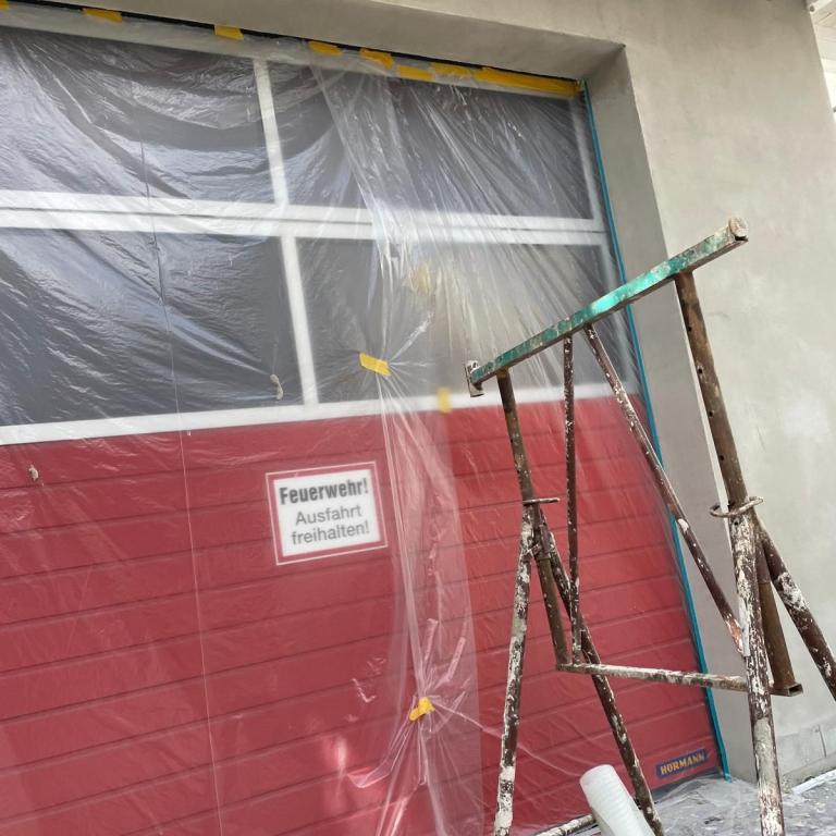2026 wurde das Gerätehaus neu verputzt