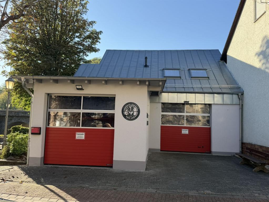 Gerätehaus Frontalansicht