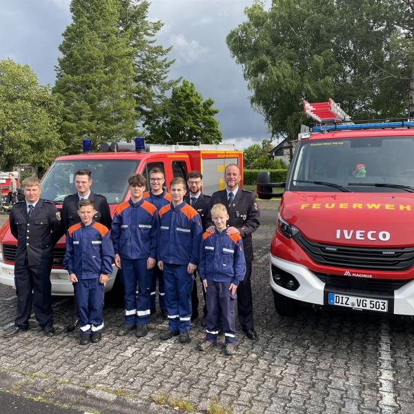 08.06.2025 - Gruppenbild Jubiläum FF Birlenbach-Fachingen