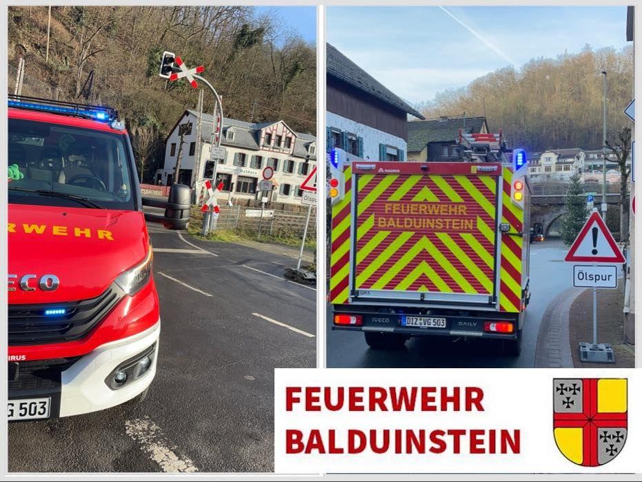 Einsatz 13/25 - Ölspur im Ortsbereich